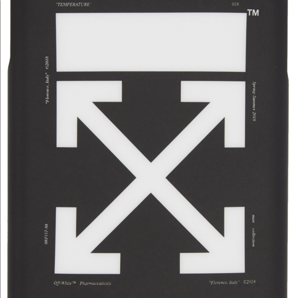 Off- white arrow phone case for iphone X